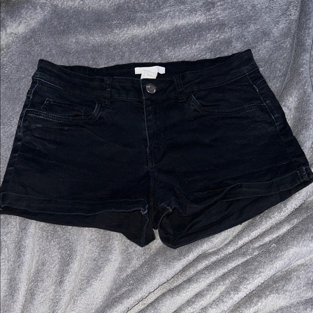 H&M Black Jean Shorts for Women